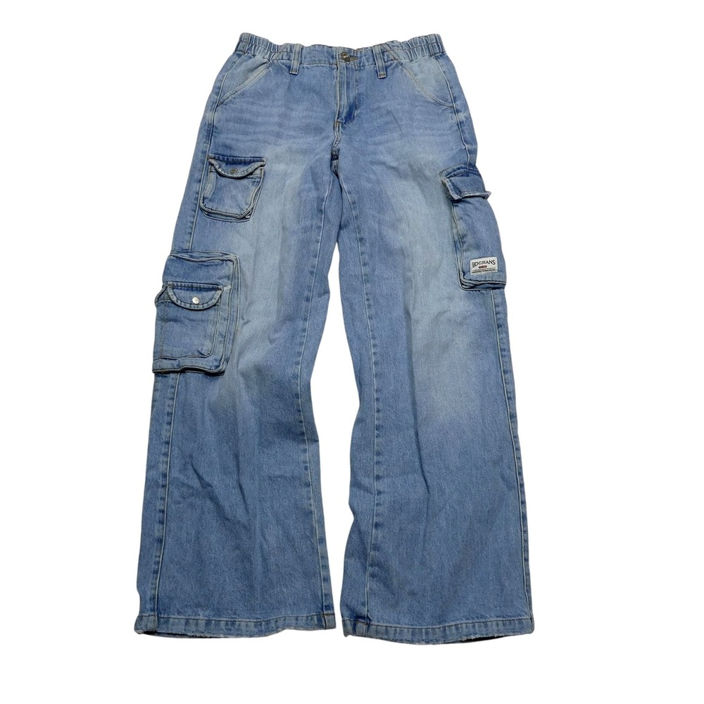 BDG‎ Urban Outfitters Jeans Mens 28x32 Light Wash Cargo Carpenter Elastic Waist